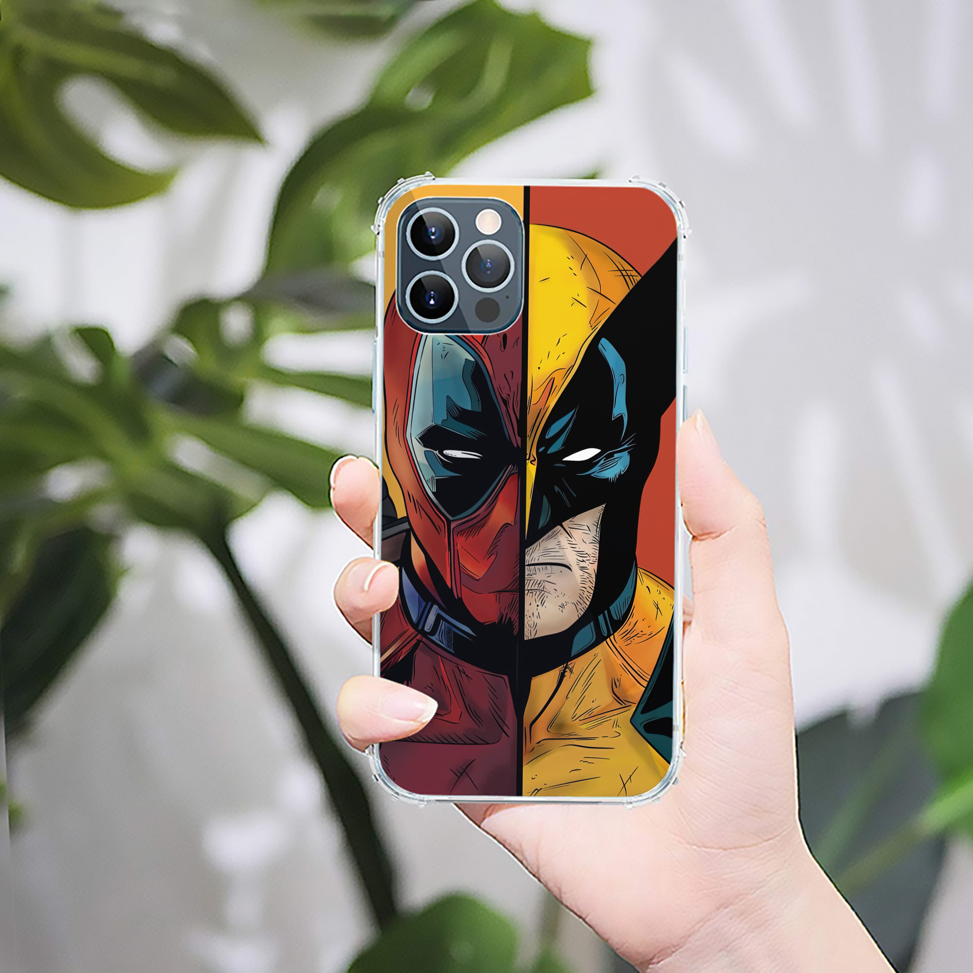 （画像用） Deadpool デッドプール 【iPhone 12シリーズ対応】透明スマホケース（クリアソフトケース）